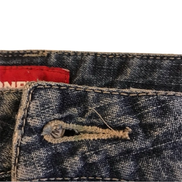 Vintage Union Bay Long Denim Jean Skirt With Slit Junior Size 13 - Picture 9 of 10